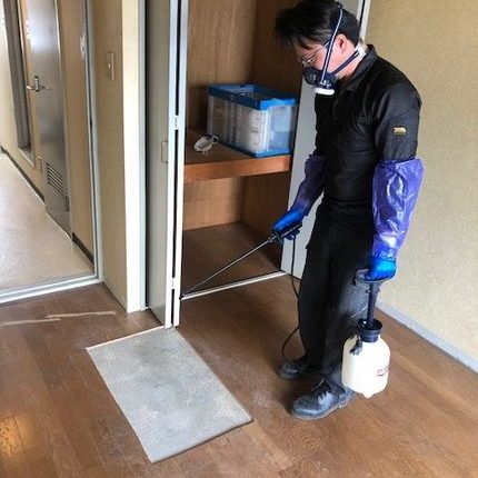 静岡県富士市富士川で特殊清掃