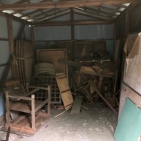 静岡県沼津市で解体前の倉庫内の片付け